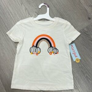 Halloween rainbow 2T tee